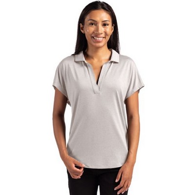 Cutter & Buck Coastline Epic Comfort Eco Recycled Womens Dolman Polo