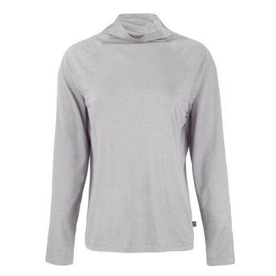 Cutter & Buck Coastline Epic Comfort Eco Recycled Womens Funnel Neck
