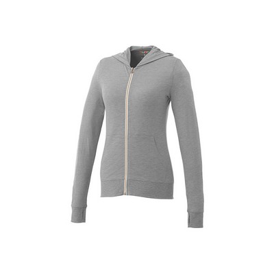 Women's GARNER Lightweight Knit Full Zip Hoodie with Thumb Holes